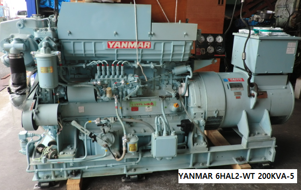 YANMAR 발전기 6HAL2-WT 200KVA